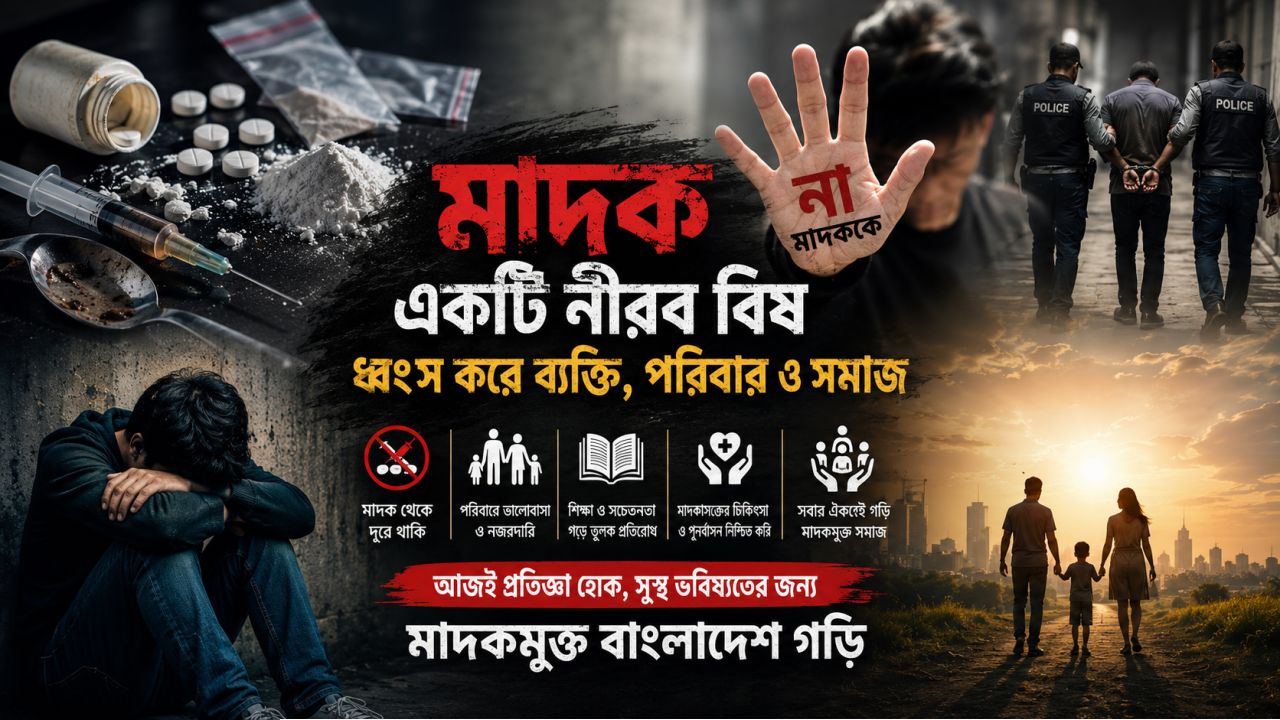 মাদক: একটি জাতির ভবিষ্যৎ রক্ষার লড়াই 