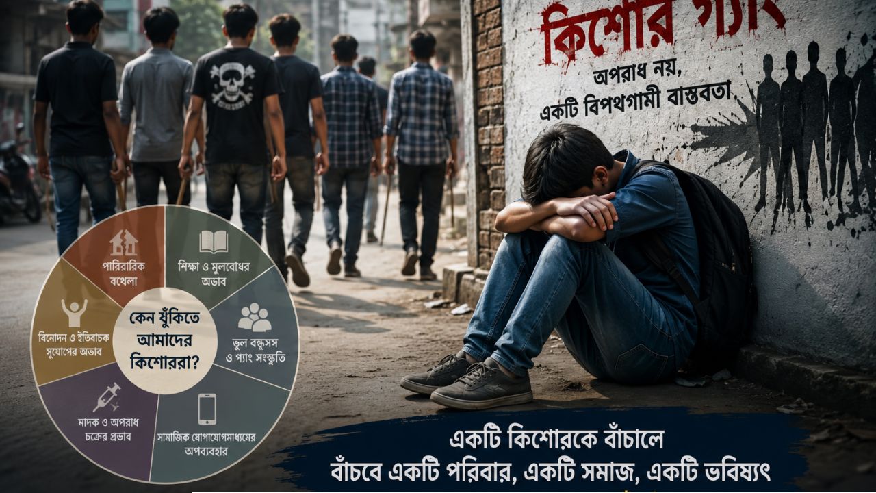 কিশোর গ্যাং: সামাজিক অবক্ষয়ের বাস্তব চিত্র 