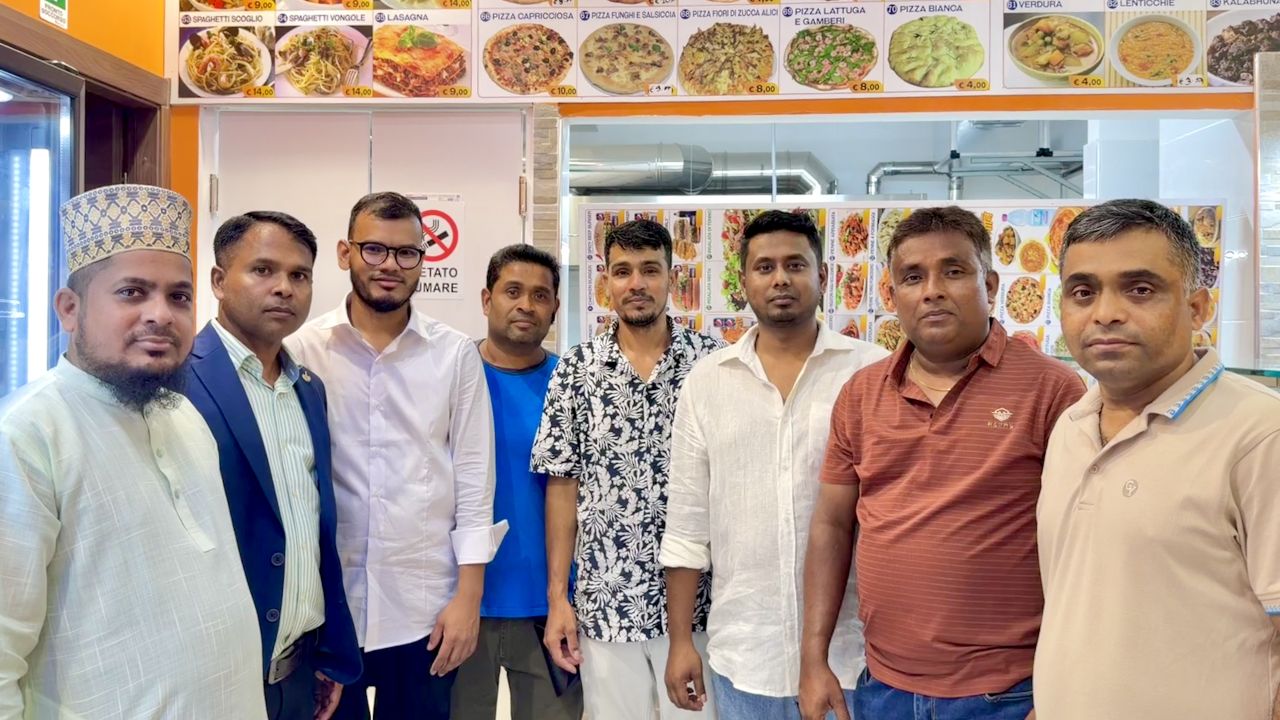 ইতালি রোমে কর্নেলিয়ায় আল মাদিনা কেবাব অ্যান্ড রেস্টুরেন্ট উদ্বোধন 