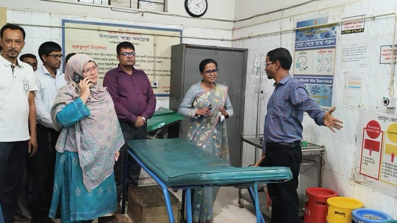 নাজিরপুরে হাসপাতাল পরিদর্শন করেন সুলতানা জেসমিন এমপি