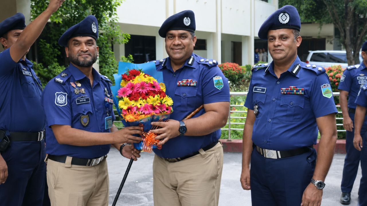 সিরাজগঞ্জে ডিআইজি আশিক সাঈদের আগমন 