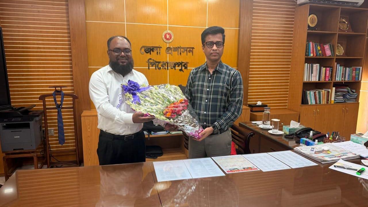 নেছারাবাদে উপজেলা নির্বাহী অফিসার হিসাবে মোঃ আবুল হাসনাতের যোগদান 