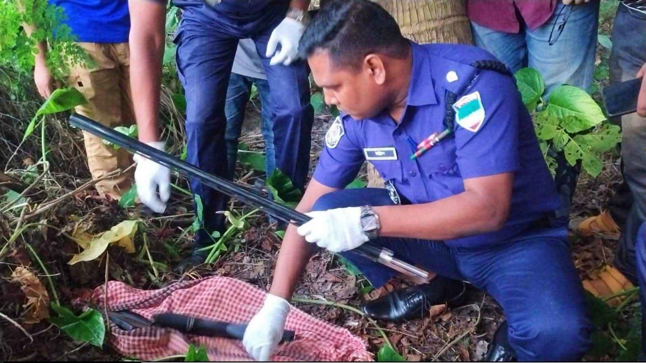 নড়াইলের কালিয়ায় একনলা বন্দুক উদ্ধার 