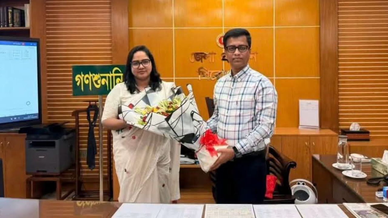 পিরোজপুরের কাউখালী উপজেলা নির্বাহী অফিসার রেহেনা আক্তারের যোগদান