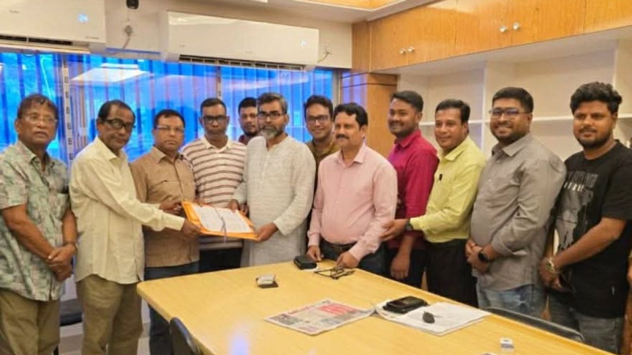 বগুড়া টেলিভিশন রিপোর্টার্স ইউনিটির দায়িত্ব হস্তান্তর 
