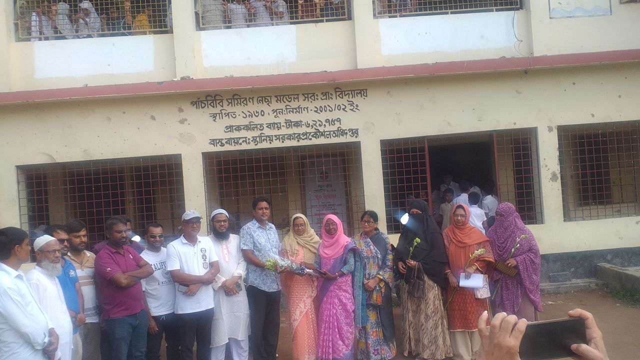 সমিরণ নেছা মডেল সরকারি প্রাথমিক বিদ্যালয়ের সভাপতির দায়িত্ব গ্রহন করলেন রাজিব হাসান রনি 