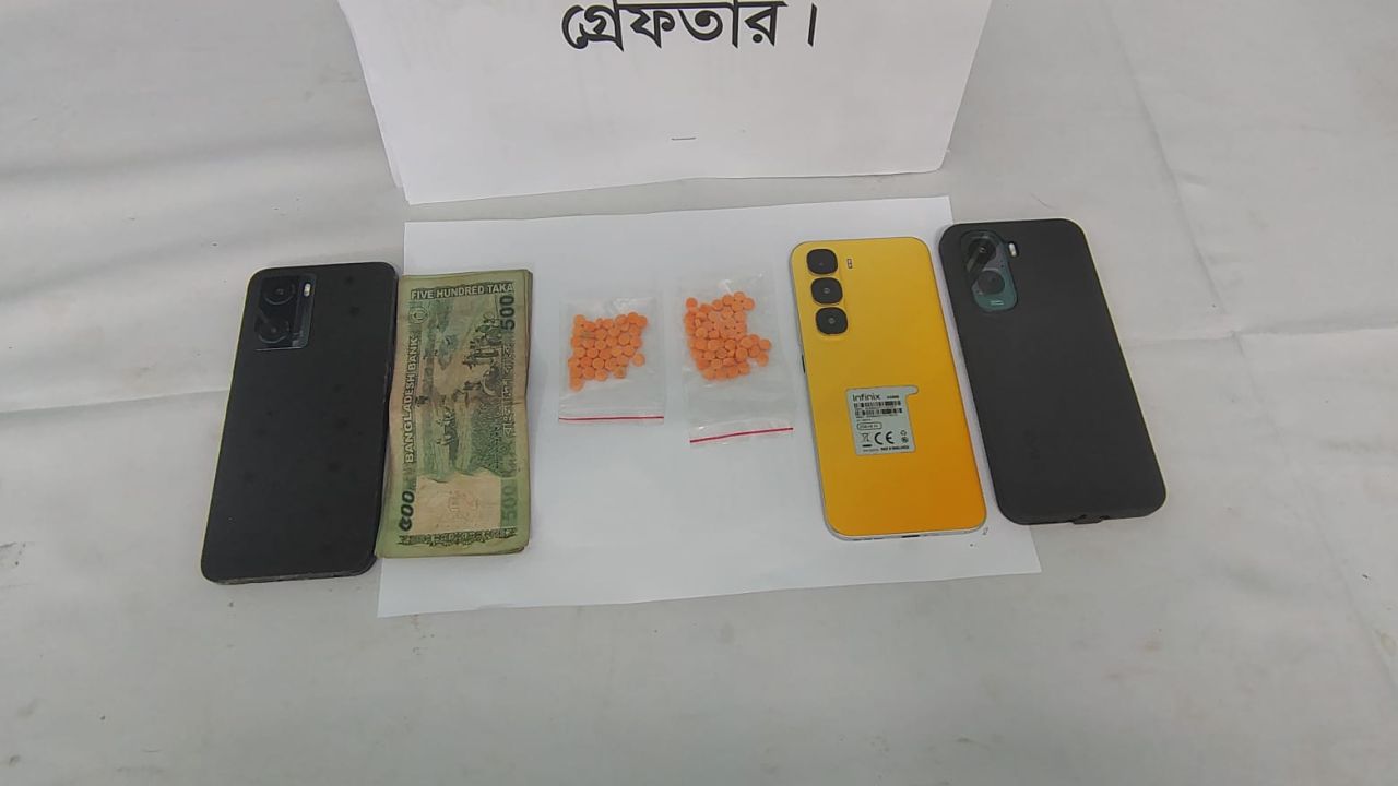 ইয়াবাসহ শ্রীনগরে গ্রেপ্তার ২ 