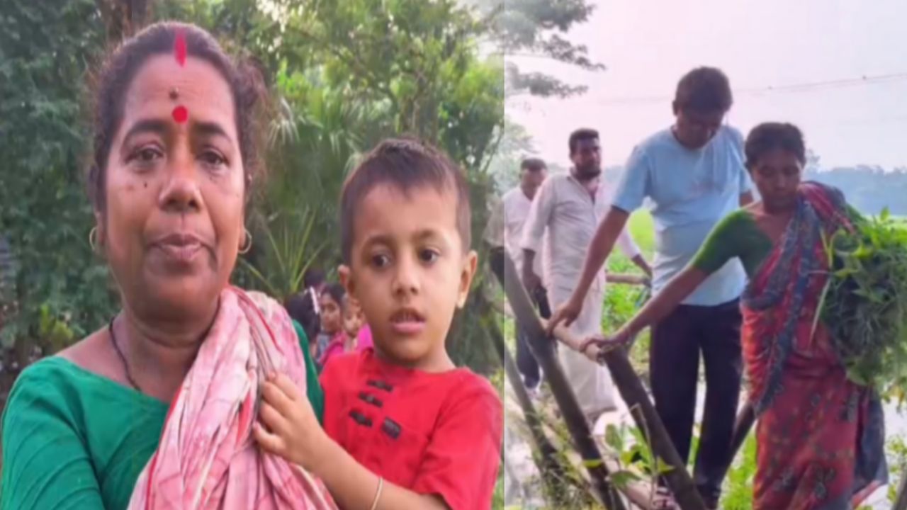 রাস্তা ও ব্রিজের অভাবে কাশিয়ানীতে চরম দুর্ভোগে এলাকাবাসী 